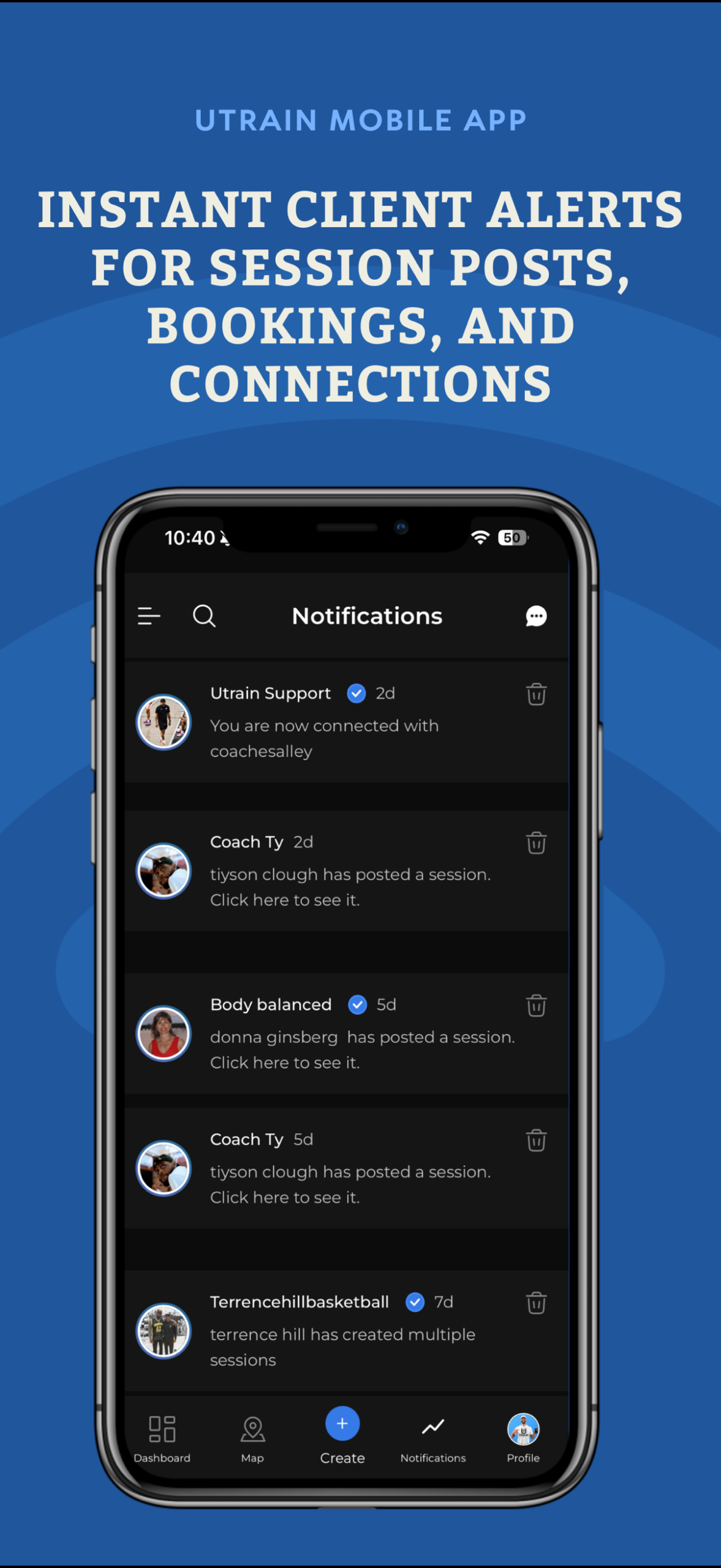 Book verified basketball trainers instantly using AI. Utrain’s ChatGPT-powered assistant makes it easy to find and schedule private training near you.